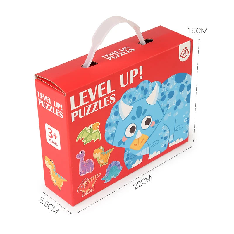 Puzzle en Bois Enfant – Alphabet, Chiffres et Animaux Montessori (0 à 6 Ans)