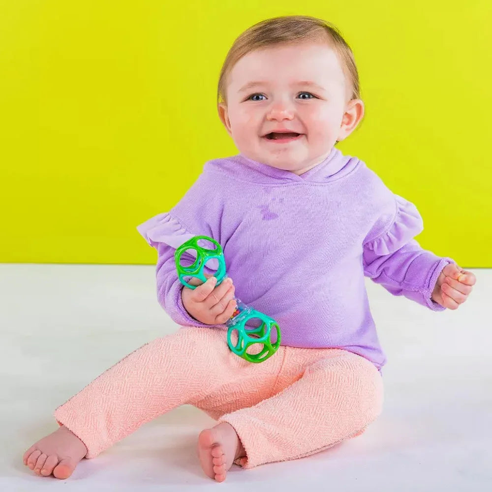 Jouet pour bébé 3 mois – Hochet de dentition doux et sensoriel