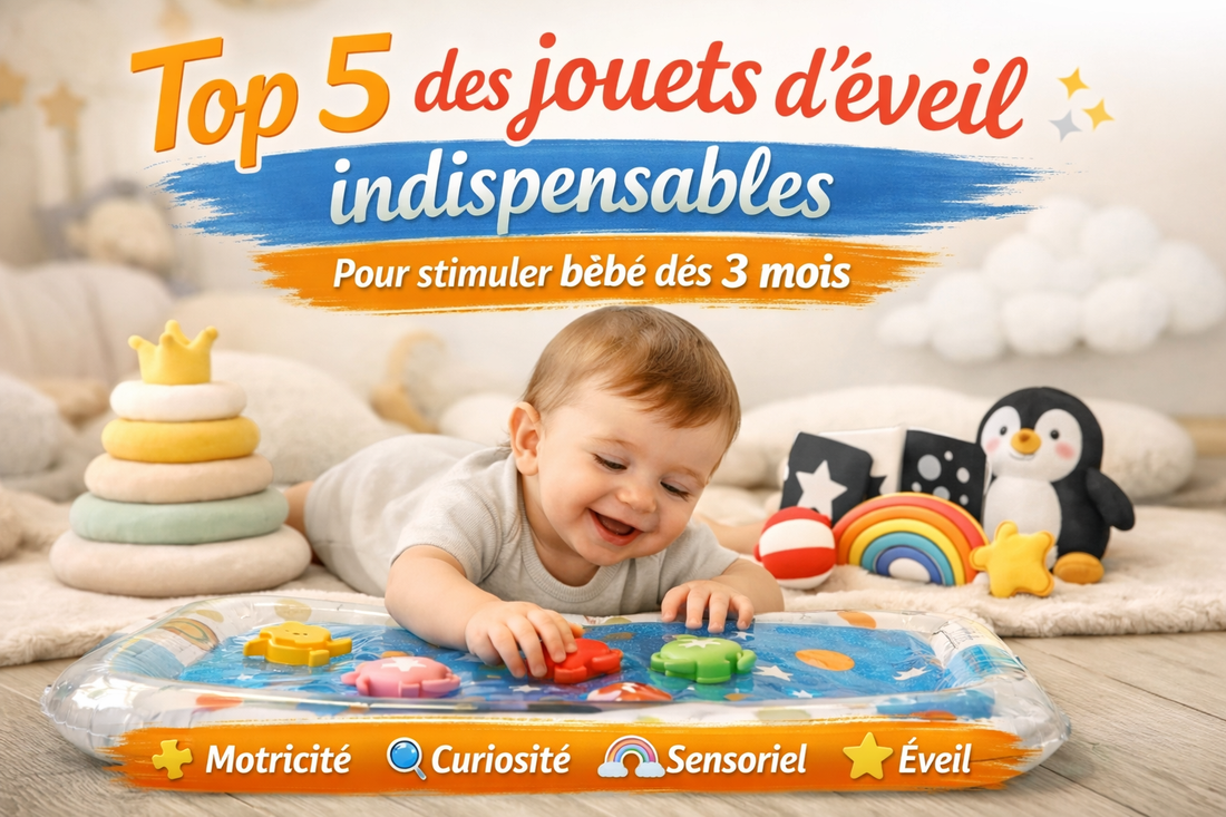 Top 5 des jouets d’éveil indispensables pour stimuler bébé dès 3 mois