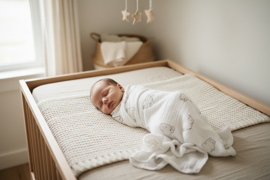 Couverture mousseline bébé : pourquoi c'est indispensable dès la naissance ?