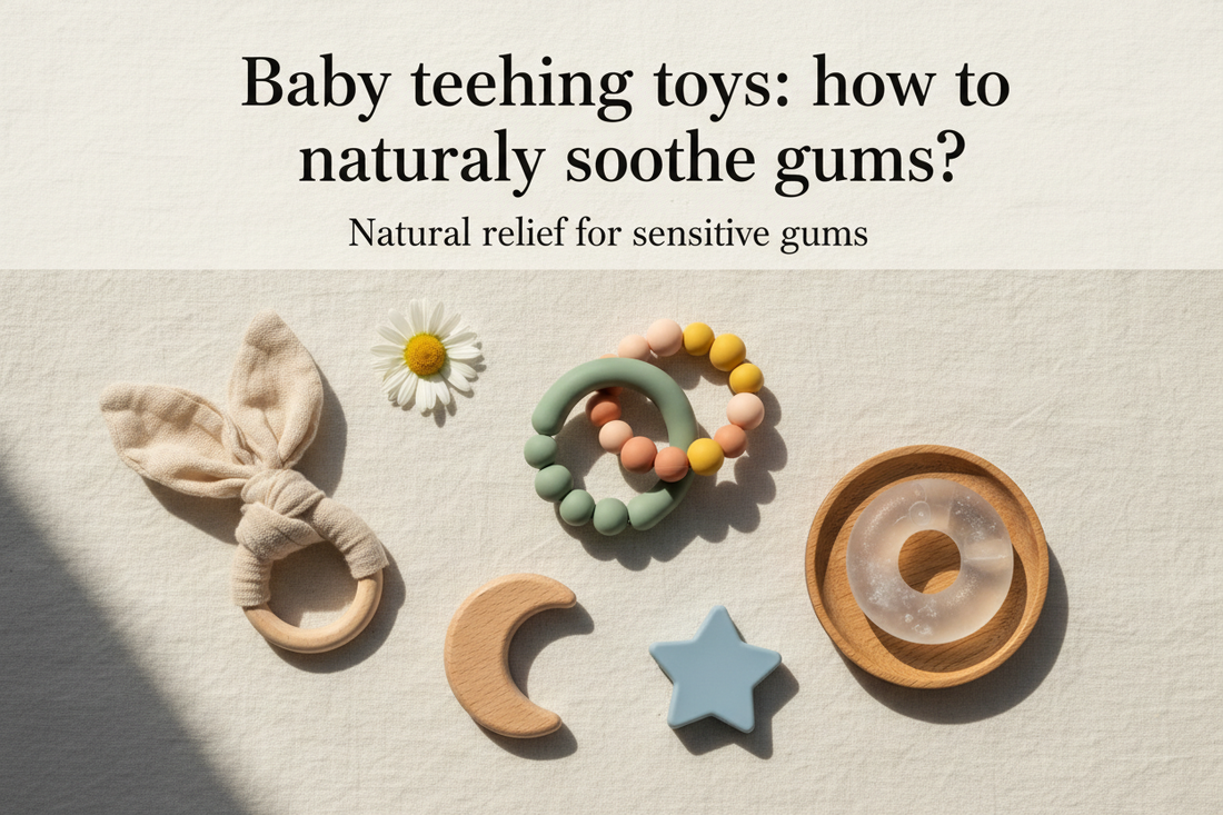 Jouet de dentition bébé : comment soulager les gencives naturellement ?
