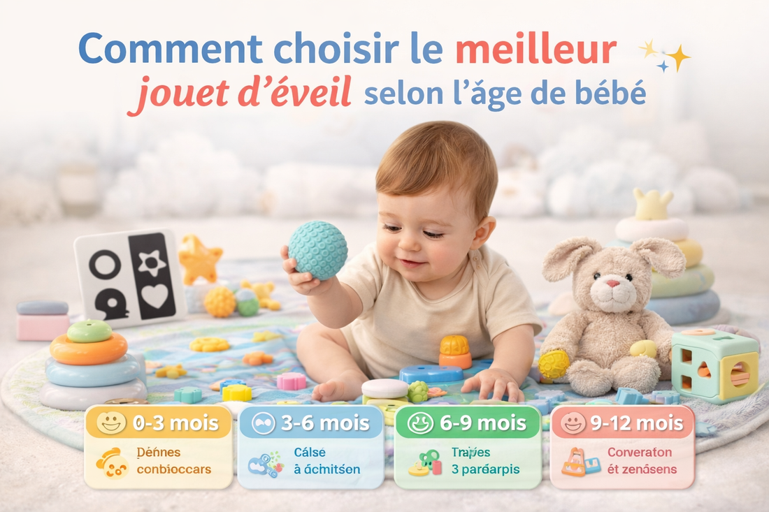 Comment choisir le meilleur jouet d’éveil selon l’âge de bébé