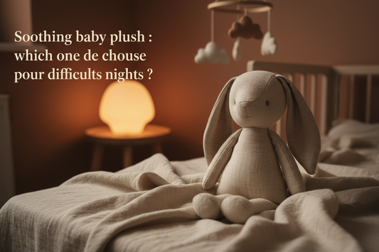 Peluche apaisante bébé : laquelle choisir pour les nuits difficiles ?