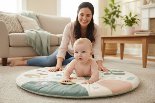 Tapis d'éveil et tummy time : Guide complet 2026 pour l'éveil de bébé