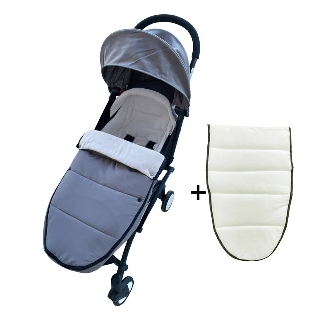Chancelière Poussette Universelle | Compatible YOYO, Cybex & Babyzen | Hiver Imperméable