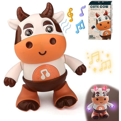 Peluche Vache Dansante Bébé | Qui Danse et Chante | Jouet Musical Interactif
