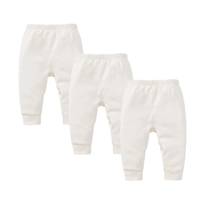 Pantalon Bébé 100% Coton | Couleur Unie | Legging Nouveau-Né | 0-24 Mois