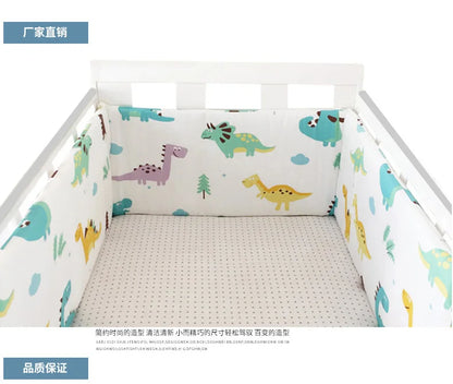 Tour de Lit Bébé Coton | Pare-Choc Respirant 200cm | 24 Couleurs | 0-36 mois