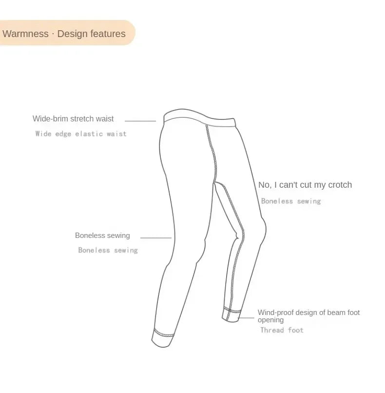 Pantalon Polaire Bébé | Legging Velours Chaud Hiver | Fille & Garçon | 0-6 Ans
