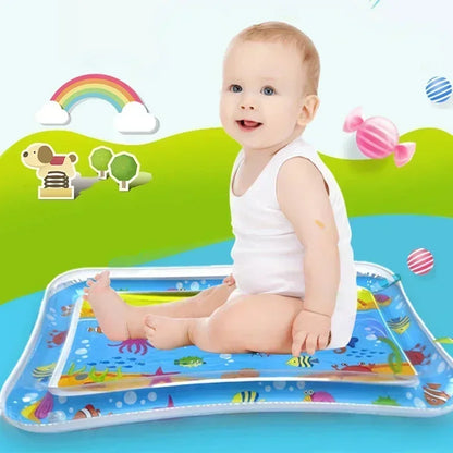 Tapis d'eau bébé – Coussin gonflable sensoriel et éducatif – 66×50 cm