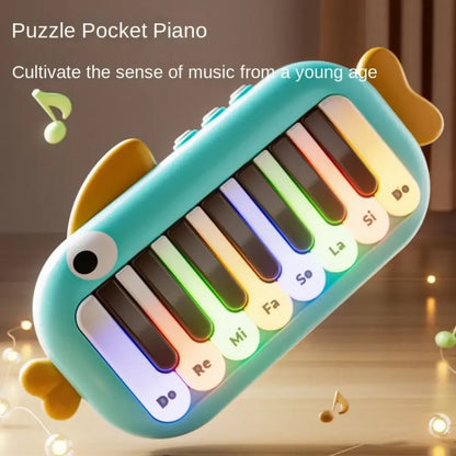 Piano de Poche Électronique Montessori | Clavier Musical Bébé & Enfant | Instrument Éveil 0-6 Ans