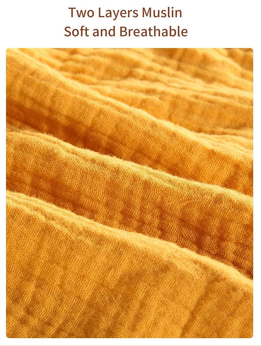 Doudou Mousseline Bébé | Couverture Apaisante Coton | Nouveau-Né 4 Saisons