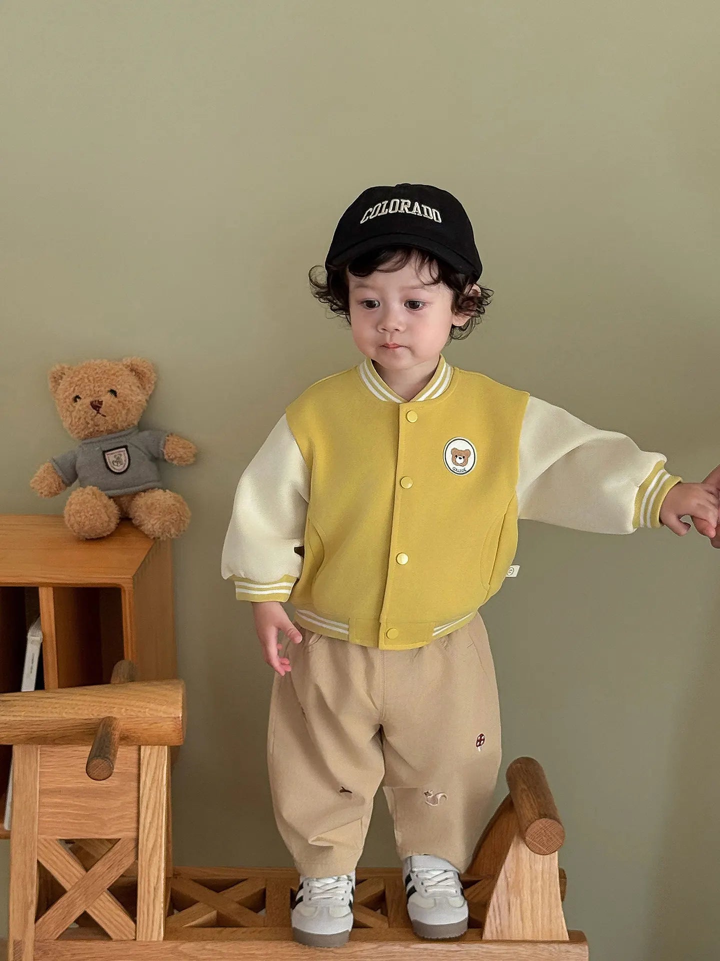Pantalon Bébé Garçon | Jean Rayé Ample | Sarouel Coton | 1 Mois – 7 Ans