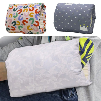 Coussin bras allaitement portable coton doux – Soutien ciblé, léger, lavable machine
