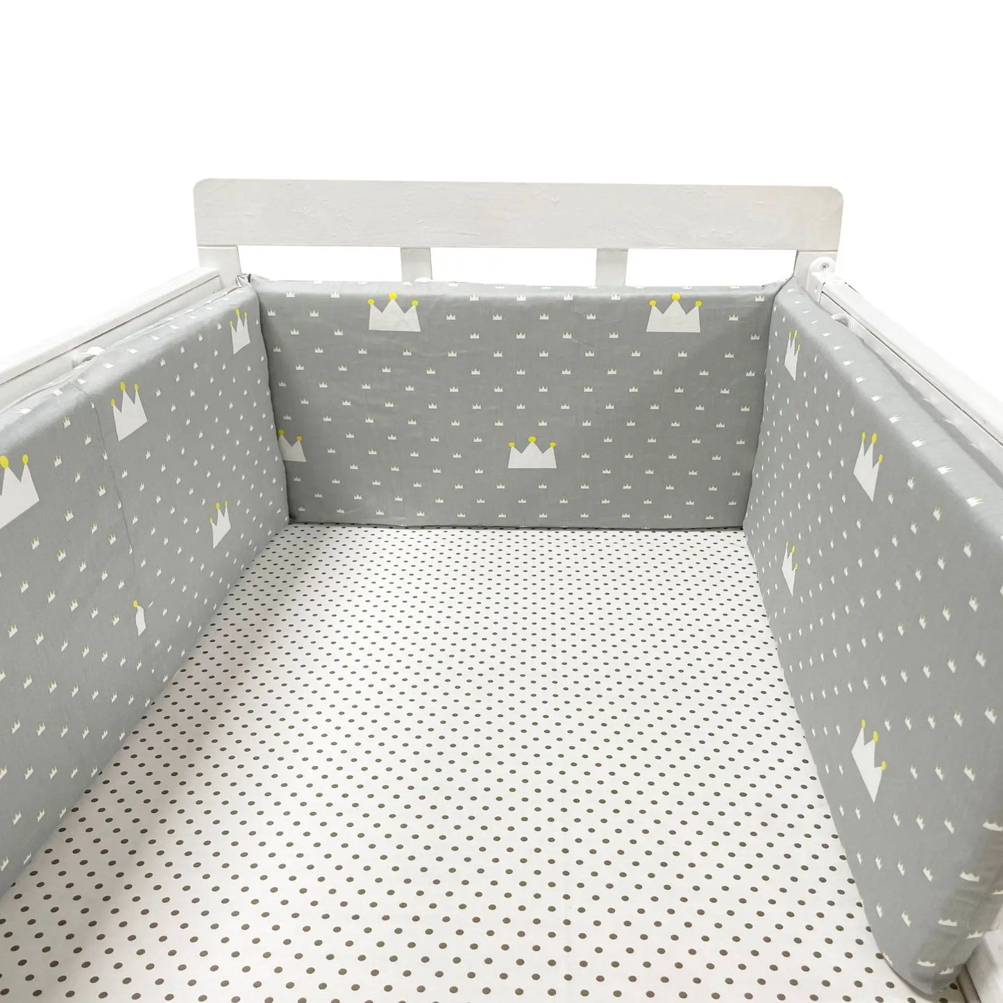 Tour de Lit Bébé Coton | Pare-Choc Respirant 200cm | 24 Couleurs | 0-36 mois