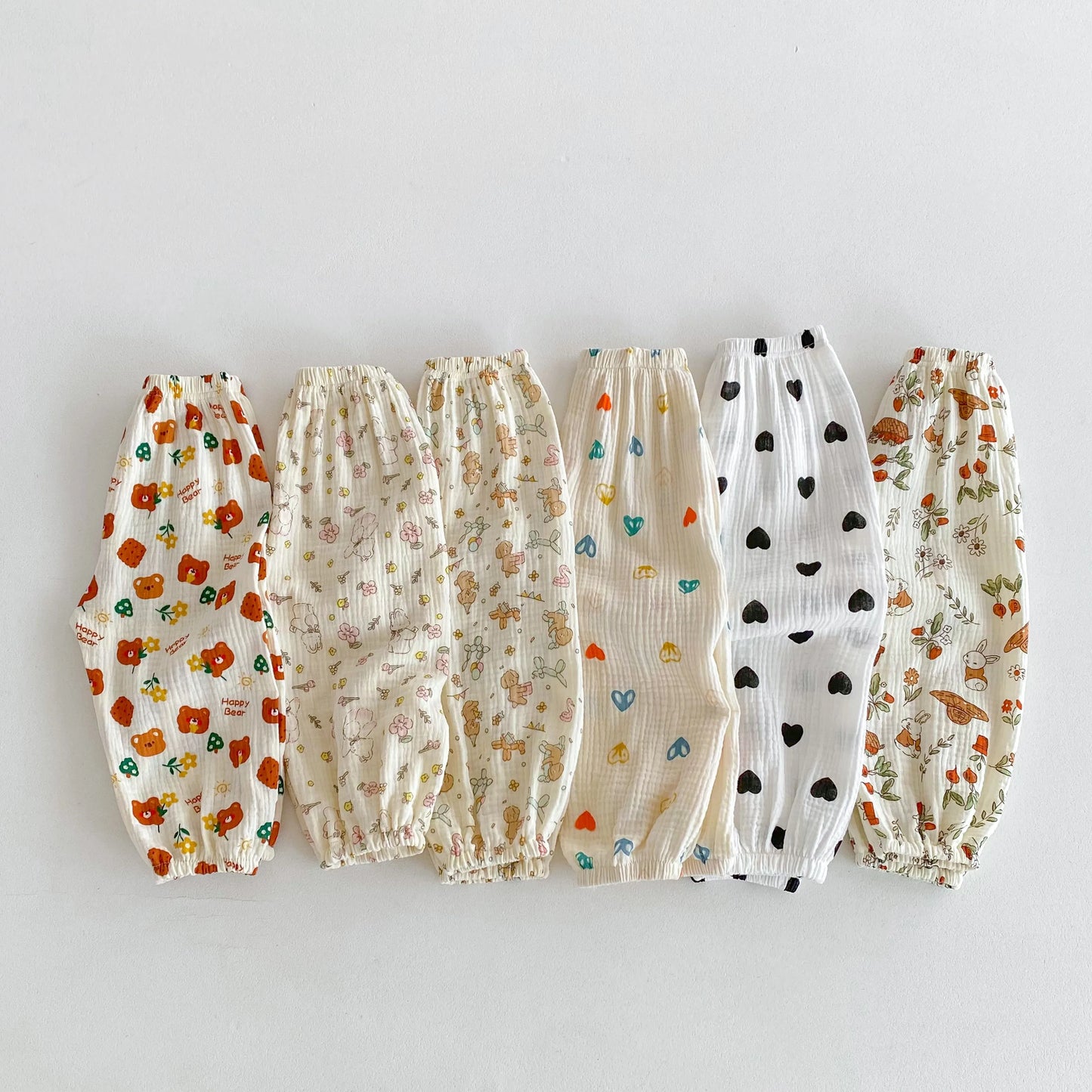 Pantalon Anti-Moustiques Enfant | Sarouel Floral Été | 18 Mois – 6 Ans