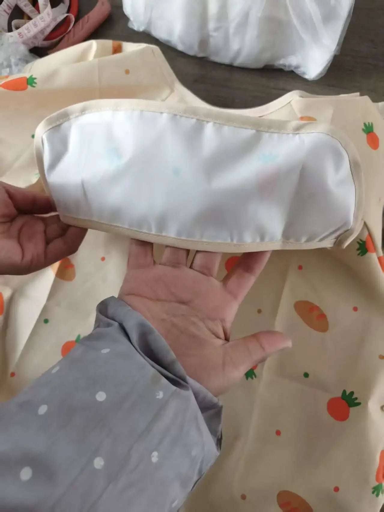 Tablier smock impérméable enfant manches longues – Poche avant, léger été