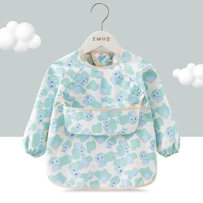 Tablier smock impérméable enfant manches longues – Poche avant, léger été