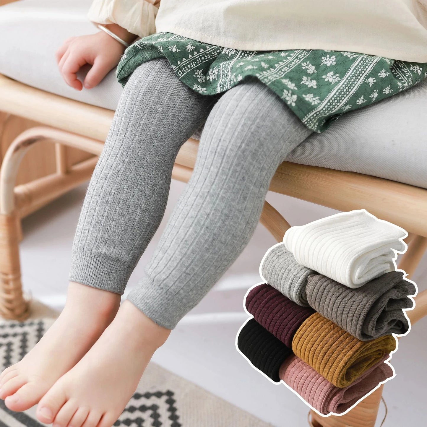 Collant Bébé Coton | Fille & Garçon | Naissance – 6 Ans | Printemps Automne