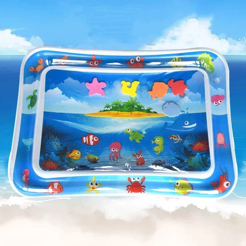 Tapis d'eau bébé – Coussin gonflable sensoriel et éducatif – 66×50 cm