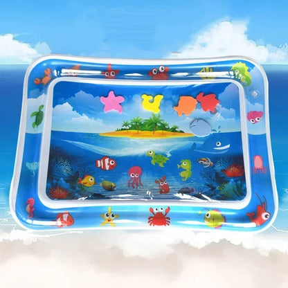Tapis d'eau bébé – Coussin gonflable sensoriel et éducatif – 66×50 cm