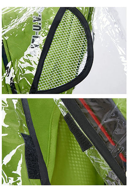 Habillage Pluie Poussette Universel | Coupe-Vent Imperméable | Nacelle & Canne