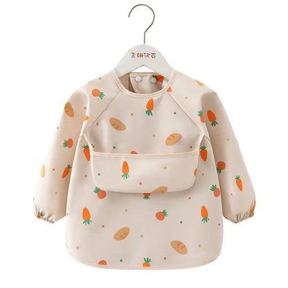 Tablier smock impérméable enfant manches longues – Poche avant, léger été