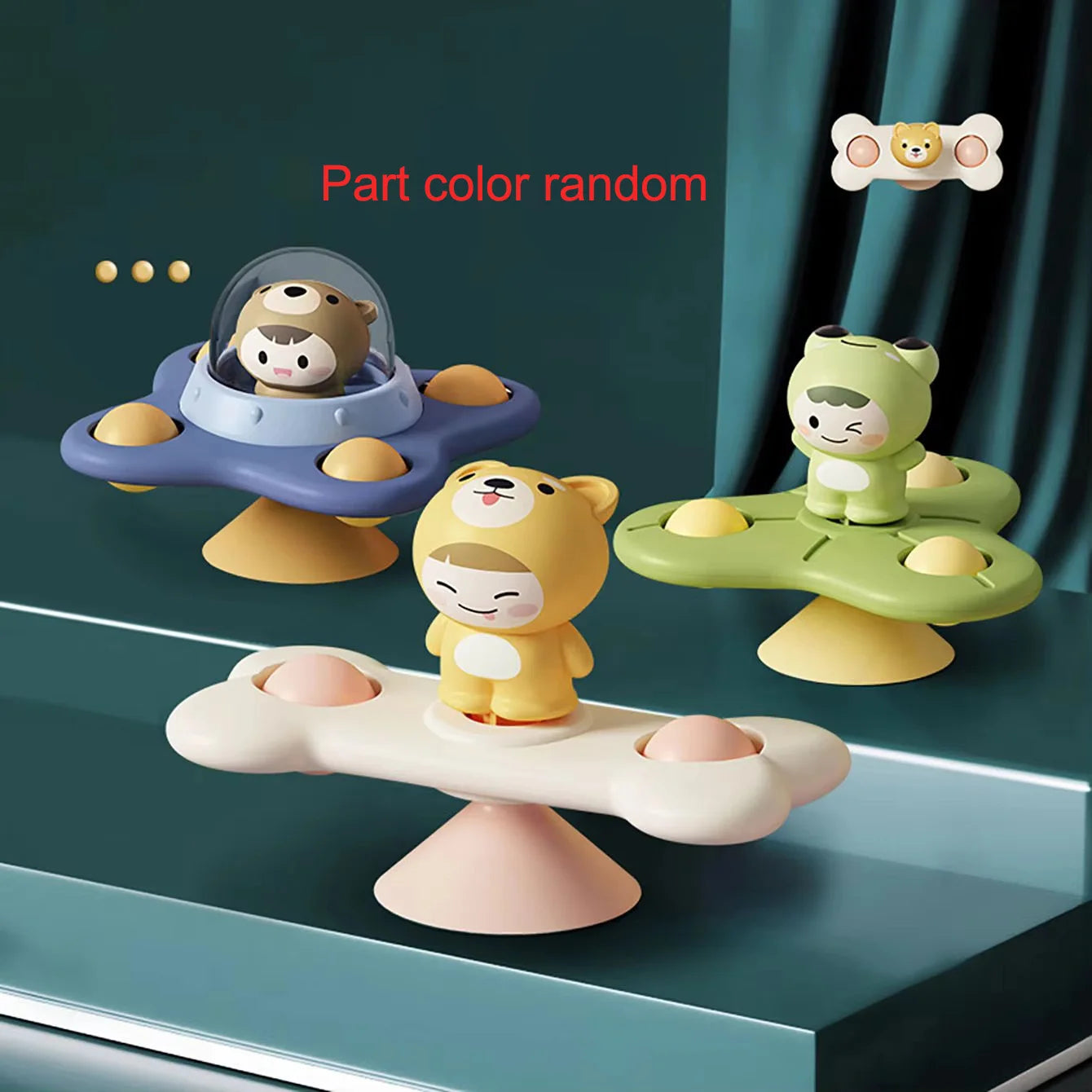 Jouet Ventouse Bébé | Table Sensorielle Montessori | Chaise Haute & Bain 0-3 Ans