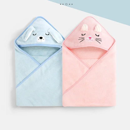Cape de Bain Bébé Animaux | Serviette Capuche Douce | Garçon & Fille | 0-3 Ans