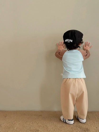 Pantalon Bébé Garçon | Jean Rayé Ample | Sarouel Coton | 1 Mois – 7 Ans