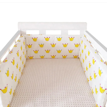 Tour de Lit Bébé Coton | Pare-Choc Respirant 200cm | 24 Couleurs | 0-36 mois