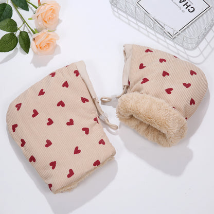 Manchon Poussette Hiver Universel | Moufle Coupe-Vent Imperméable | Motifs Animaux Enfant