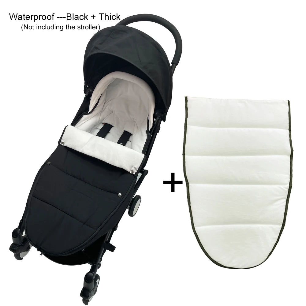 Chancelière Poussette Universelle | Compatible YOYO, Cybex & Babyzen | Hiver Imperméable