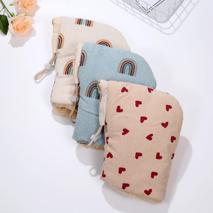 Manchon Poussette Hiver Universel | Moufle Coupe-Vent Imperméable | Motifs Animaux Enfant