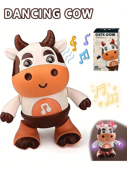 Peluche Vache Dansante Bébé | Qui Danse et Chante | Jouet Musical Interactif