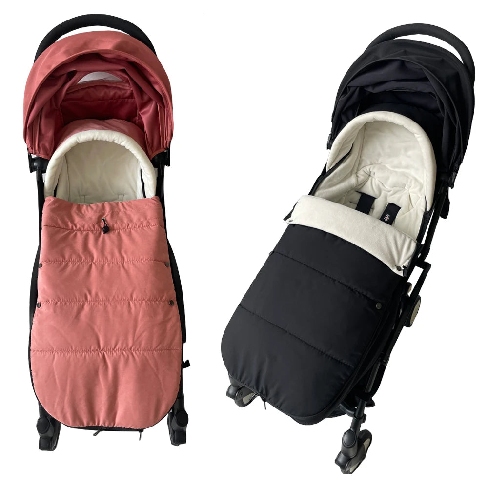 Chancelière Poussette Universelle | Compatible YOYO, Cybex & Babyzen | Hiver Imperméable