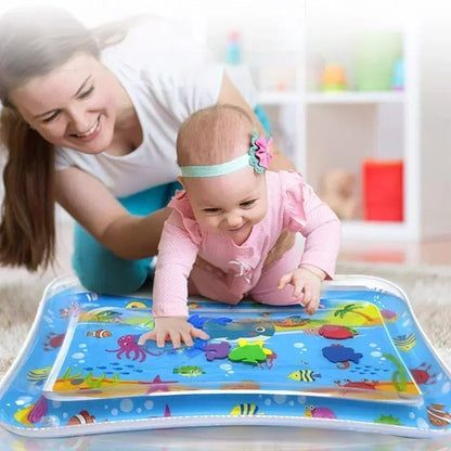 Tapis d'eau bébé – Coussin gonflable sensoriel et éducatif – 66×50 cm