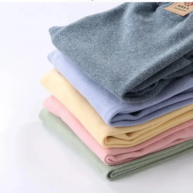 Pantalon Polaire Bébé | Legging Velours Chaud Hiver | Fille & Garçon | 0-6 Ans