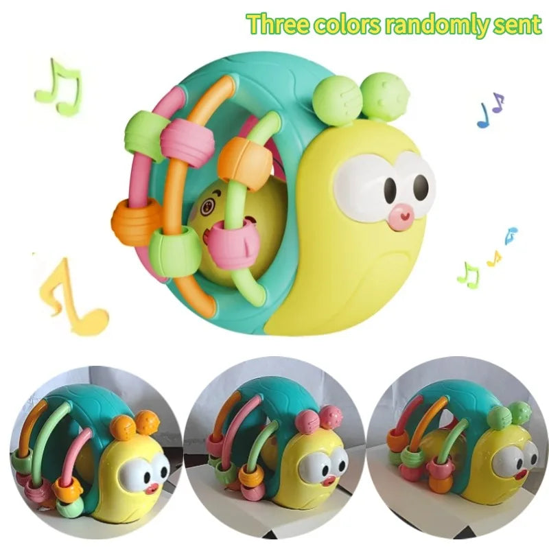 Balle Sensorielle Bébé Montessori | Hochet Silicone 0-6 Mois | Fille Garçon