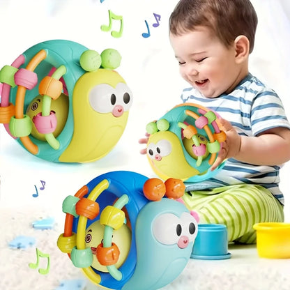Balle Sensorielle Bébé Montessori | Hochet Silicone 0-6 Mois | Fille Garçon