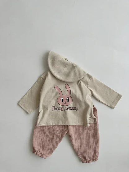Pantalon Bébé Coton Doux | Imprimé Mignon | Mousseline | 3 Mois – 3 Ans