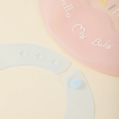 Bavoir silicone souple bébé – 7 motifs animaux mignons, impérméable, 1-3 ans