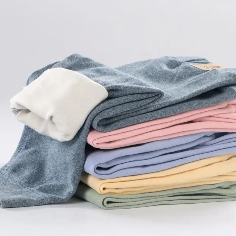 Pantalon Polaire Bébé | Legging Velours Chaud Hiver | Fille & Garçon | 0-6 Ans