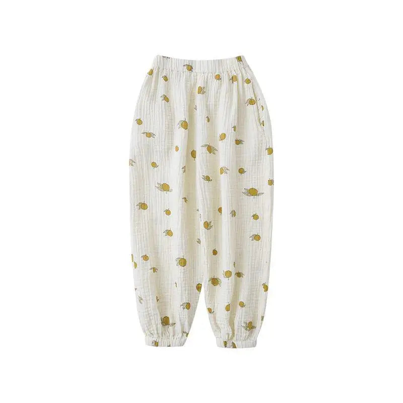 Sarouel Bébé Imprimé | Fille & Garçon | Pantalon Ample Été | 0-3 Ans