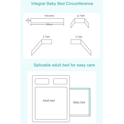 Tour de Lit Bébé Coton | Pare-Choc Respirant 200cm | 24 Couleurs | 0-36 mois