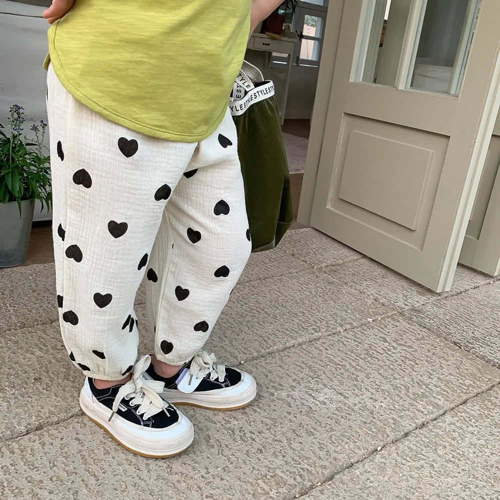 Sarouel Bébé Imprimé | Fille & Garçon | Pantalon Ample Été | 0-3 Ans
