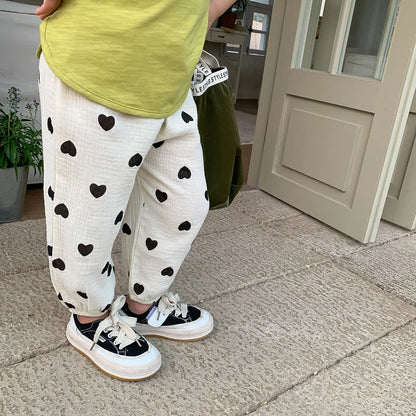 Sarouel Bébé Imprimé | Fille & Garçon | Pantalon Ample Été | 0-3 Ans