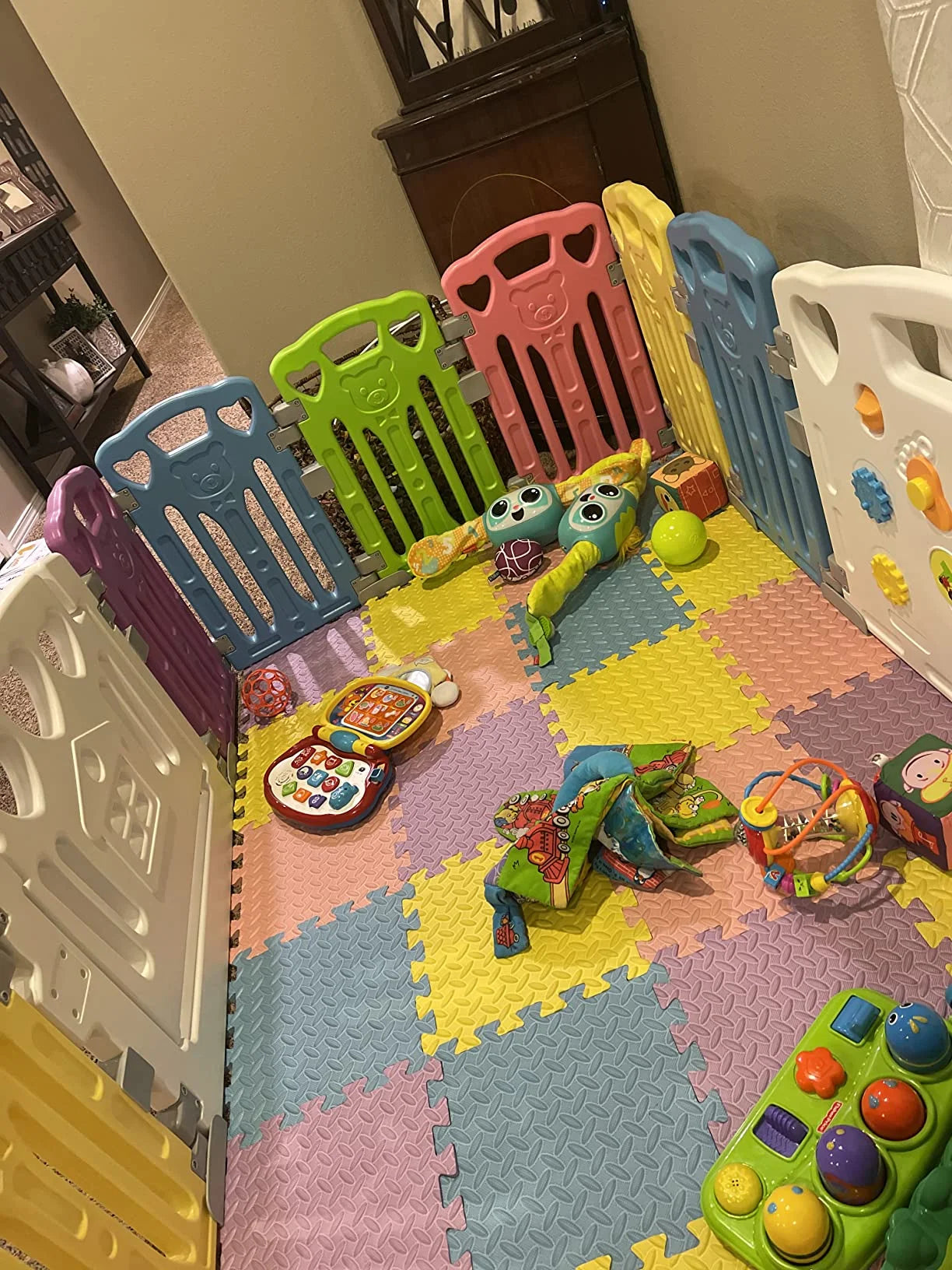 Tapis de Jeu Bébé Puzzle Mousse – Non Toxique, Antidérapant, 2.5cm