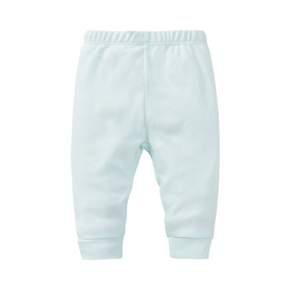 Pantalon Bébé 100% Coton | Couleur Unie | Legging Nouveau-Né | 0-24 Mois