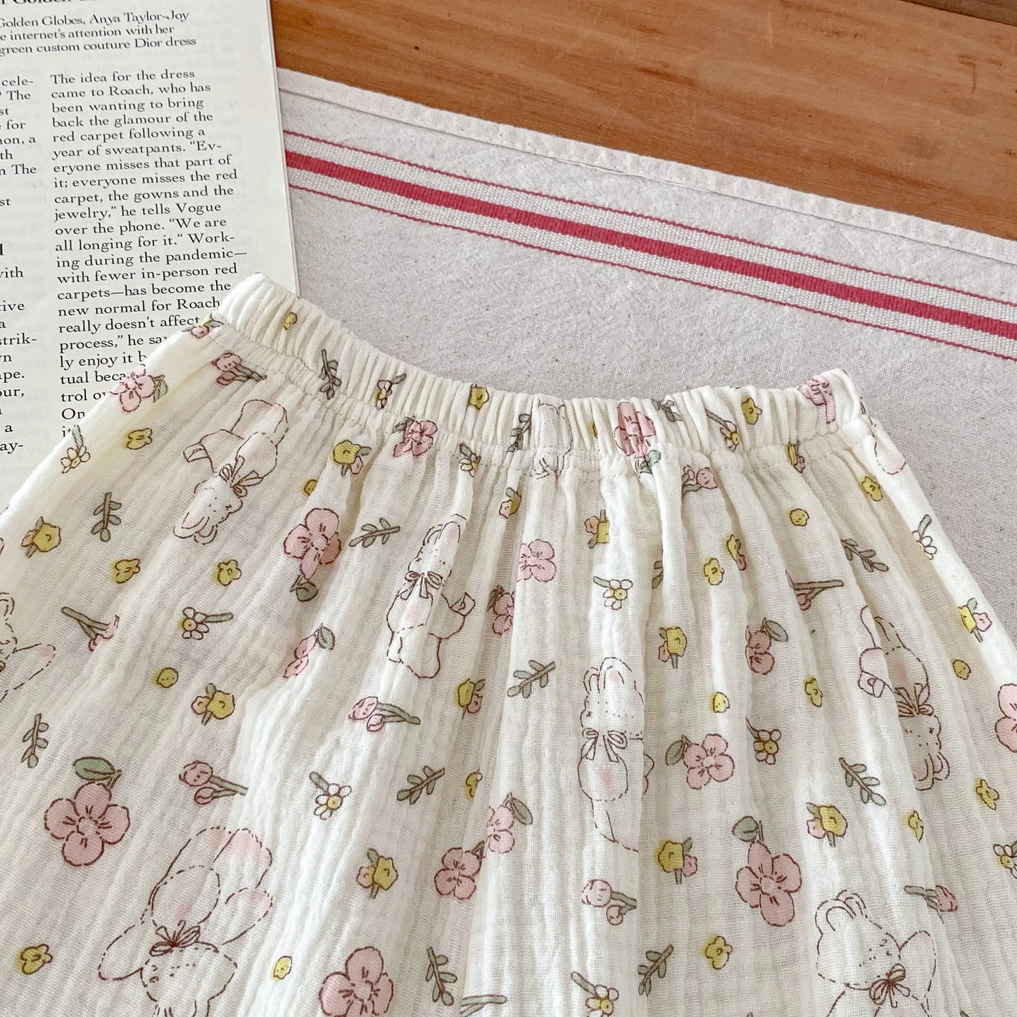 Pantalon Anti-Moustiques Enfant | Sarouel Floral Été | 18 Mois – 6 Ans